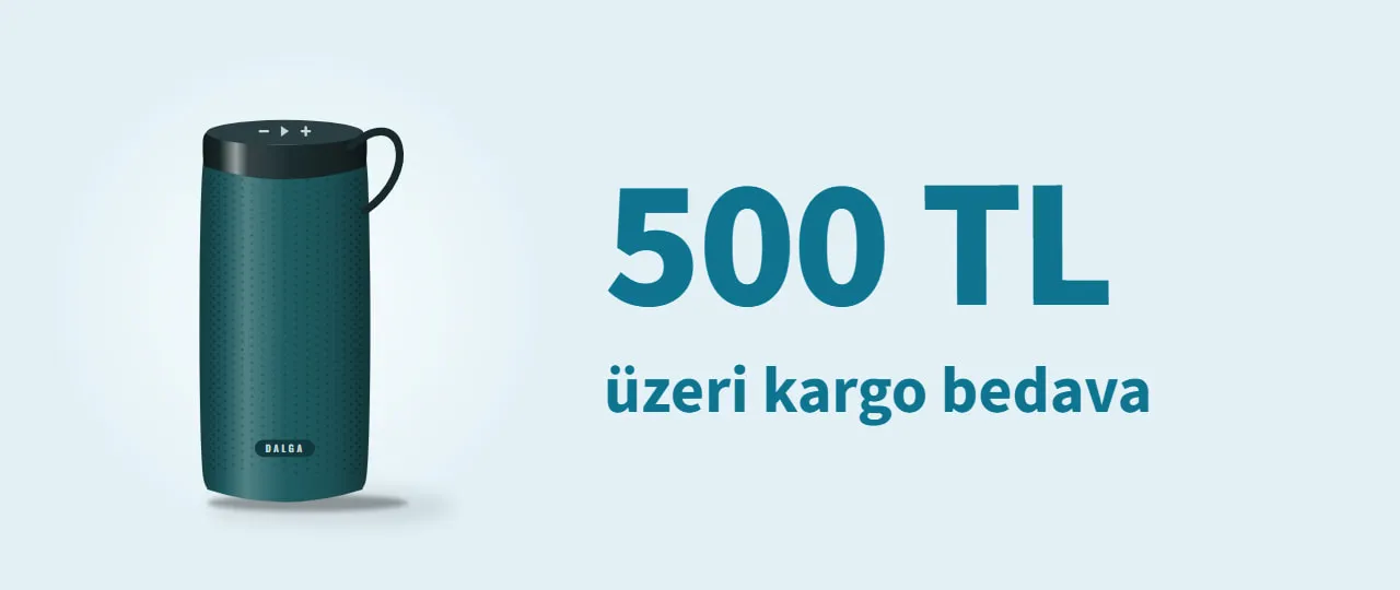 500 TL üzeri kargo bedava